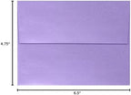 LUXPaper A6 Invitation Envelopes | Peel & Press | 4 3/4" x 6 1/2" | Amethyst Metallic | 80lb. Text | 250 Qty - Image 3