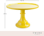 Twine Yellow Melamine Cake Stand, Cupcake Stand, Home Decor, Food Service, Dessert Accessory, Yellow, Set of 1 - Image 5