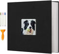 Vienrose Photo Album Self Adhesive 13x12.6 for 600 Photos Linen Scrapbook 120 Pages by Vienrose