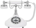 Audio Guest Book Wedding Phone,Audio Guestbook Phone Vintage Style Audio Message Voicemail for Graduation Retirement Party Birthdays Baby Shower Special Occasions (White) by Unknown