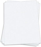Recycled Soft White Card Stock - 8 1/2 x 11 - Heavyweight 111lb Cover - 25-Pack by LCIPaper