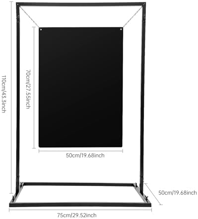 Wedding Welcome Sign Stand Easel Stand for Sign with Blackboard Wedding Sign Holder for Seating Charts Welcome Poster Stand for Baby Showers, Event Party - Image 2