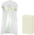 MDS® Pack of 125 Satin Chair Sashes for Wedding & Events – Ivory by MDS