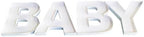 WENPACK 12" Cardboard Letter Shaped Mache Decorative Strawberries Fillable Sweets Candy Container Box (White BABY) - Image 3