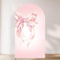 Pink Bow Arch Backdrop Cover Girls Bridal Baby Shower Birthday Party 6.6ft by Unknown