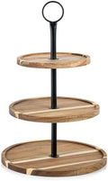 Perco Cupcake Stand, 3 Tier Wooden Tiered Display Stand for 20 Cupcakes – Wood Dessert Table Display Set, Tiered Serving Tray for Weddings, Birthdays, Baby Showers & Events by Perco