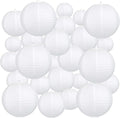 10-Pack Paper Lanterns Hanging Ball Lanterns for Birthday Wedding Bridal Baby Shower Art Class Home Outdoor Indoor Party Decoration by DGSING