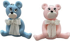 Bear Cake topper Baby Shower 3 inches Gender Reveal Centerpieces by ZoeArtcrafts