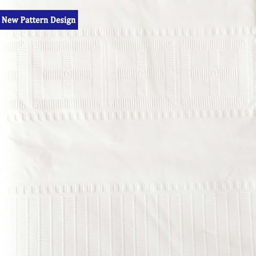 [6 Pack] White Paper Tablecloth Disposable for Rectangle Tables, 54 X 108 Inch Party Table Cover with Plastic Backing, Waterproof 3 Ply Table Cloth for Wedding Christmas Bachelorette, New Pattern - Image 5