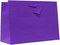allgala Gift Bags, 12 Pack 16x12x6 Inch Extra Wide Vogue Bag Purple Gift Bags with Handles for Birthday, Wedding, Party Supplies, Baby Shower, Holidays, Chirstmas by Allgala