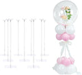 YALLOVE 10-Pack Clear Acrylic Balloon Centerpiece Stands by YALLOVEPARTYSUPPLIES