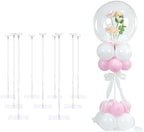YALLOVE 10-Pack Clear Acrylic Balloon Centerpiece Stands by YALLOVEPARTYSUPPLIES