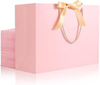 EUSOAR Gift Bags With Handles, 25pcs 16"x6"x12" Thank You Gift Paper Bags with Bow Ribbon Handle, Large Shopping Party Favor Gift Treat Candy Bags Bulk for Wedding Baby Shower Guests Bridal by EUSOAR
