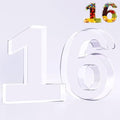 Ledido Reusable 10'' Fillable Acrylic Charcuterie Board Box Number 16 by Ledido