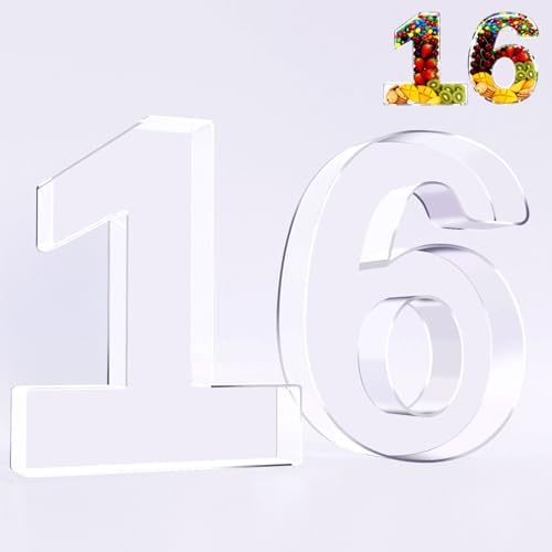 Ledido Reusable 10'' Fillable Acrylic Charcuterie Board Box Number 16 by Ledido