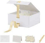 Small Gift Boxes with Lids for Presents White Gift Box 5 Pack 6X6X3 Inch by Unknown