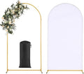 6.6FT Wedding Arch Backdrop Stand and Cover Set,Backdrop Arch Cover Set by Vincidern