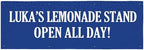 Let's Make Memories Personalized Banner for Any Occasion - Birthday Party, Retirement, Shower, Etc - Create Your Own Custom Banner - Party Decorations - Indoor/Outdoor Vinyl - Blue - 8ft by LetsMakeMemories