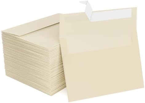 1000 Pack Goefun Cream Envelopes 5x7 by Goefun