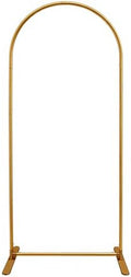 Quick Assembly Aluminum Alloy Arch Backdrop Stand, Lightweight & Sturdy for Weddings, Baby Showers & Birthday Parties, 6FT x 2.7FT Balloon Frame with Elastic Cord Design by Romlits