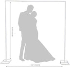 8.2FT Square Wedding Arch, Metal Backdrop Stand for Ceremony Decor, Adjustable Rectangular Arch Frame for Baby Shower, Birthday Party & Anniversary - Image 2