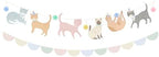Meri Meri Cute Kittens Garland - Image 4