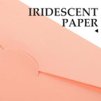 Pink Iridescent Paper Blank Envelopes 50pcs for Invitations - Image 4