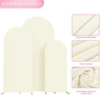 Wokceer Arch Backdrop Cover 6FT,5FT,4FT Ivory Arch Cover Stretchy Backdrop - Image 4