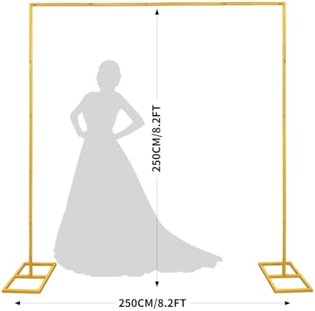 Metal Adjustable Square Arches Backdrop Heavy Duty Wedding Stand - Image 2