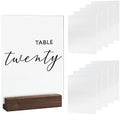 20 Pack 4x6 Inch Blank Frosted Acrylic Sheet Sign 1/8 Inch Thick | DIY Frosted 4"x6" Acrylic Pieces, Perfect as Table Numbers, Wedding Signs and DIY Projects by JINMURY