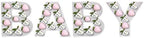 Baby Letter Fillable for Baby Shower Party Gender Reveal Sweet Charcuterie Board Food Cardboard Paper Mache Serving Tray (White) - Image 2