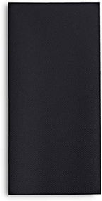 100 Linen-Feel Black Paper Napkins - Decorative Cloth-Like Black Dinner Napkins - Soft And Absorbent. For Kitchen, Party, Wedding, Bathroom Or Any Occasion. (Pack of 100) - Image 5