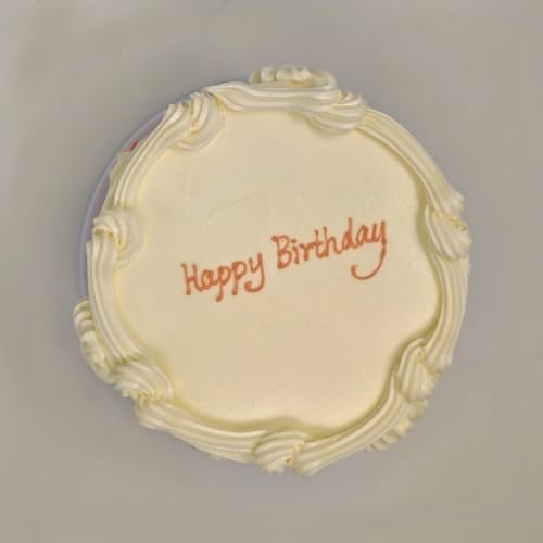 NICE PURCHASE Realistic Fake Birthday Cake Fake Food Bakery Shop Display Model Party Decoration Pro Cake Faux Replica Wedding Gift Home Decor(6 inch wide & style G) - Image 3