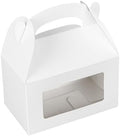 Restaurantware White Paper Gable Box Take Out Container, 100 Pack by Restaurantware