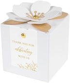 FEIYI 20 PCS Favor Boxes, White, 3.55x3.55x3.55 by FEIYI
