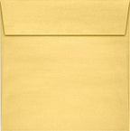 LUXPaper Square Invitation Envelopes | Peel & Press | 6" x 6" | Gold Metallic | 80lb. Text | 1,000 Qty - Image 2