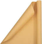 JAM Paper Gift Wrap - Matte Wrapping Paper - 100 Sq Ft Total - Matte Natural Tan/Light Kraft - 4 Rolls/Pack - Image 2