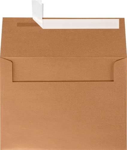 LUXPaper A7 Invitation Envelopes | Peel & Press | 5 1/4" x 7 1/4" | Copper Metallic | 80lb. Text | 500 Qty by LUXPaper