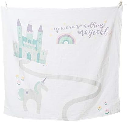 Lulujo Baby’s First Year Milestone Blanket and Card Set | 40in x 40in (Something Magical) - Image 3