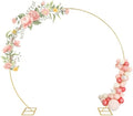 Chamvis Round Backdrop Stand, Balloon Garland Arch Backdrop Stand Metal Balloon Arch Stand Wedding Arch Photo Background: for Baby Shower Birthday Party Supplies Decorations by Chamvis