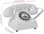 Audio Guest Book Wedding Phone,Audio Guestbook Phone Vintage Style Audio Message Voicemail for Graduation Retirement Party Birthdays Baby Shower Special Occasions (White) - Image 2