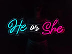 Custom He or She Neon Sign Girl Or Boy Baby Shower Led light Gender Reveal Party Decorations Birthday Party Light Sign for Baby Shower Decor (18''-30'') - Image 5