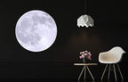 Moon Wall Decal Room Decor - Bedroom Wall Stickers - Moon Removable Wallpaper - Moon Wall Mural Vinyl Art Décor Sticker (36" x 36") - Image 3