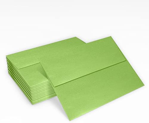 LUXPaper A7 Invitation Envelopes | Peel & Press | 5 1/4" x 7 1/4" | Fairway Metallic | 80lb. Text | 500 Qty - Image 5