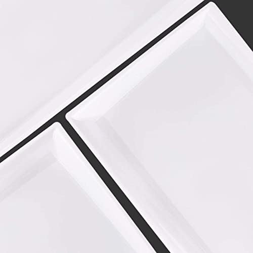Supernal 12 Pack White Plastic Serving Trays and Platters for Wedding - Image 4