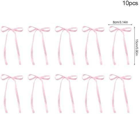 200pcs Bow Cake Topper Birthday Cake Decor Satin Ribbon - Image 2