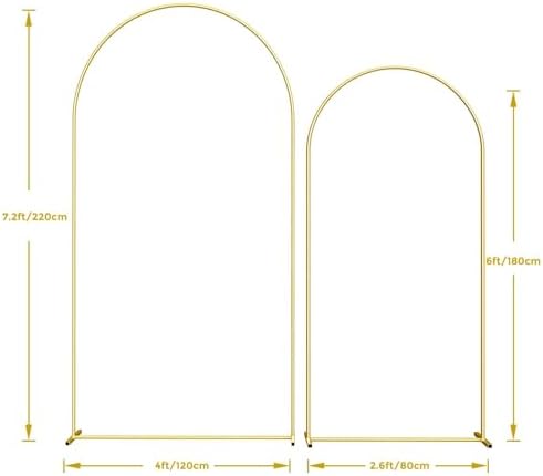 6FT & 7.2FT Metal Arch Backdrop Stand - Image 3