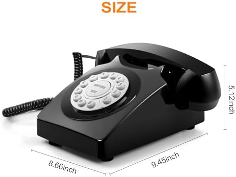 Retro Audio Guest Book Phone for Wedding & Events - Record & Save Guest Messages, Rechargeable, Easy to Use, Perfect for Baby Shower, Birthday Parties - Image 5