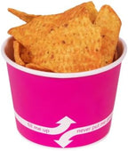 Karat [16oz - 1000 ct Paper Ice Cream Cups & Soup Bowls for Hot/Cold Food - Ideal for Soup, Ice Cream, Gelato, Yogurt and Snacks - Pink - Image 2