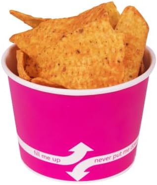Karat [16oz - 1000 ct Paper Ice Cream Cups & Soup Bowls for Hot/Cold Food - Ideal for Soup, Ice Cream, Gelato, Yogurt and Snacks - Pink - Image 2